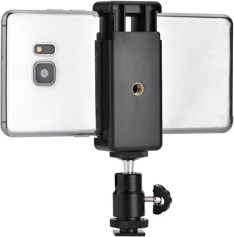Metal Hot Shoe Mount - رأس كرة دوار 360 درجة مع 1/4 بوصة لكاميرات DSLR ، فلاش/فلاش/خفيفة عالمية لإكسسوارات التصوير الفوتوغرافي in Saudi Arabia