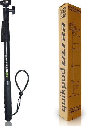 Ultra – 53" Saltwater-Proof Selfie Stick – Airplane-Grade Aluminum Camera Stick for Skydiving, Swimming, Travel – Lightweight with Mirror, Grip Handle & Rotating Head Plate in Saudi Arabia