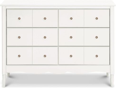 Namesake Liberty 6-Drawer Dresser in Honey, Fully Assembled, Greenguard Gold Certified, Smooth Glide, Adult and Child Nursery Dresser, Vintage/Apothecary Design in Kuwait
