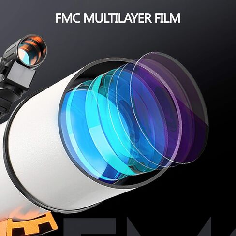 تلسكوب أحادي العين الفلكي 150X HD Science Monocular Space Telescope 70/500mm نطاق انكسار محترف مع ترايبود+نطاق مكتشف+حقيبة ظهر للسفر للسماء/النجوم/القمر/الطيور in Saudi Arabia