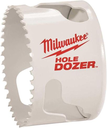Milwaukee 49-56-0163 Hole Dozer Hole Saw, 2-3/4 in Dia, 1-5/8 in D Cutting, 5/8-18 Arbor, 3 TPI in Saudi Arabia