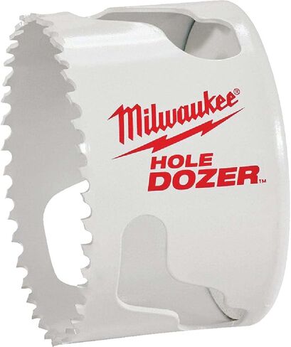 Milwaukee 49-56-0163 Hole Dozer Hole Saw, 2-3/4 in Dia, 1-5/8 in D Cutting, 5/8-18 Arbor, 3 TPI in Saudi Arabia