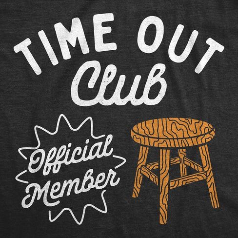 طفل صغير مضحك Timts Time Out Club Sarcastic Graphic Novelty Tee للأطفال الصغار in Saudi Arabia