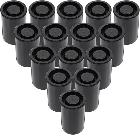30PCS Film Canister حامل حاويات تخزين الكاميرا الفارغة مع أغطية لإكسسوارات فيلم فوتوغرافية للنشاط العلمي in Saudi Arabia
