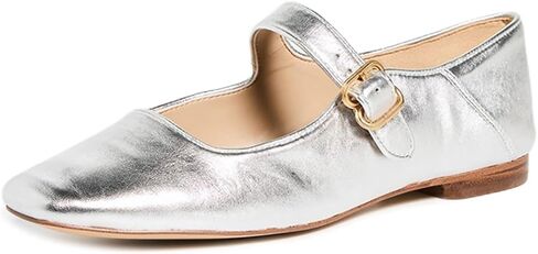 FYS Women Square Toe Low Heel Mary Jane Pumps Flats Ballets Buckled Dress Daily Comfortable Shoes in Kuwait
