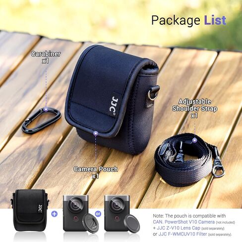 غطاء غطاء العدسة JJC و Camera Case Case for Canon PowerShot V10 Camera in Saudi Arabia