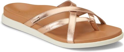 Vionic Women's Palm Daisy Toe-Post Sandal-سيدات Flip-Flop مخبأة الدعم العائلي الذهب الوردي 6.5 م أمريكي in Saudi Arabia