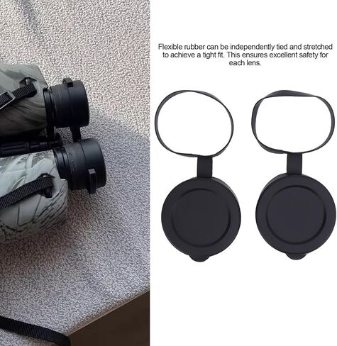 Tangxi 2PCS COPS COPS ، غطاء عدسة تلسكوب رافعة من المطاط ، مع تعليق آمن ، من 61 إلى 64 ملم مجهر أحادي ملم in Saudi Arabia
