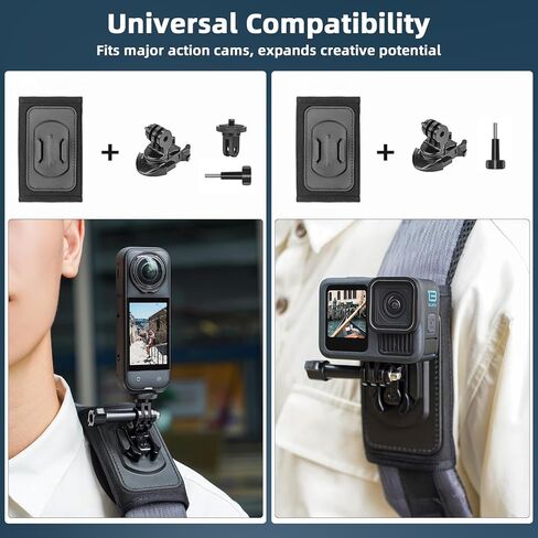 حقيبة الظهر التثبيت لـ Insta360 x5 x4 ، حزام كتف مكافحة حزام مضاد للانزلاق لـ Insta 360 X4 x3 x2 in Saudi Arabia