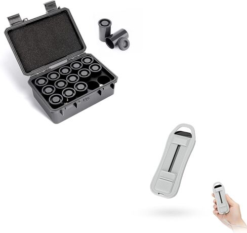 JJC Large Film Case Holder for 35mm 135 Film, IP67 Waterproof and Light-Sealed Film Roll Container with Portable 35mm Film Retriever Tool in Saudi Arabia