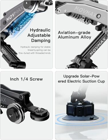 Movmax Blade Arm لـ Osmo Pocket 3 Car Mount ، Mount Cup Came Campail in Kuwait