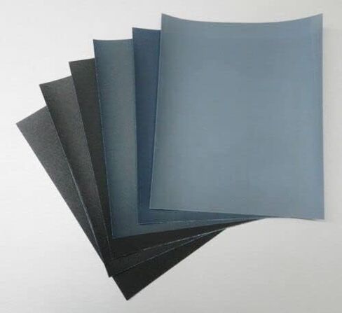 Matador Abrasive Wet or Dry Sandpaper 10 Sheets 320 Grit 9" x 11" Silicon Carbide Made in Germany in Saudi Arabia