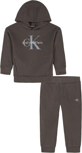 Calvin Klein baby-boys 2 Pc Hooded Jogger Set in Saudi Arabia