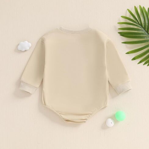 KMBANGI Newborn Baby Boy Golf Outfit New to The Club Sweatshirt Romper Infant Golfing Onesie One Piece Bodysuit Fall Clothes in Saudi Arabia