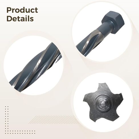 Automotive Reamer HSS6542 M2 ، 13/16 Deburring Drill Bit لأعمال البناء الثقيلة in Saudi Arabia