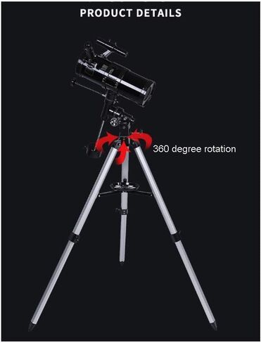 التلسكوبات للبالغين تلسكوب للمبتدئين والأطفال - نطاق الانكسار والطول البؤري 700 مم لمراقبة القمر والكوكب مع جبل الهاتف الذكي العدسة 10 مم/25 ملم (الحزمة 2) in Kuwait
