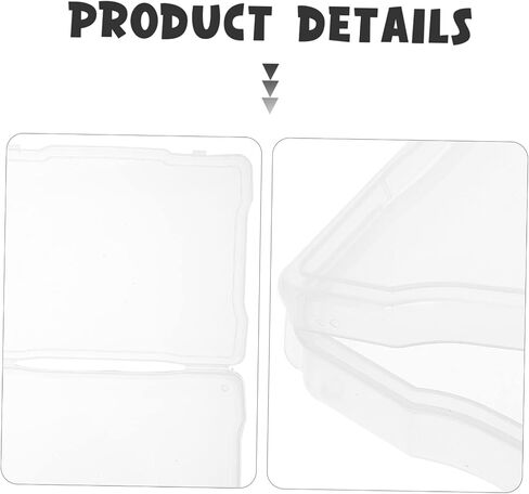 3Pcs Photo Storage Container Box Transparent Plastic Organizer for Photos Greeting Cards Hardware Accessories Jewelry and Electronic Components Compact Multi Functional Case for in Saudi Arabia