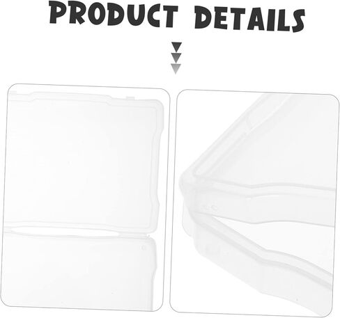 Balacoo 3pcs صناديق تخزين الصور متعددة الأغراض منظم الأجزاء الصغيرة منظم الحرف اليدوية للمجوهرات والبطاقات البريدية الحاوية البلاستيكية للسفر المكتبي والاستخدام المنزلي in Kuwait