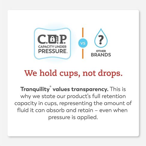 Tranquility Incontinence Personal Care Pads for Men or Women - Overnight - 96 ct in Kuwait