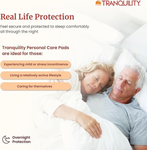 Tranquility Incontinence Personal Care Pads for Men or Women - Overnight - 96 ct in Kuwait