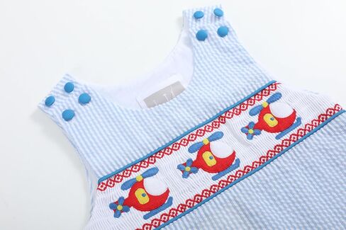 Baby Boys Smocked Shortalls in Saudi Arabia
