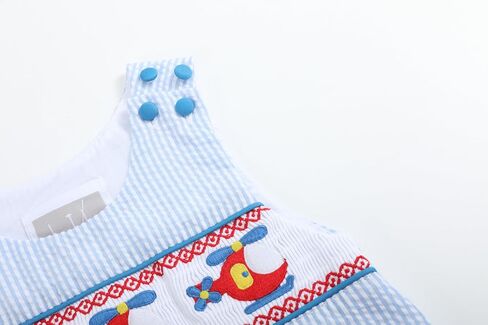 Baby Boys Smocked Shortalls in Saudi Arabia