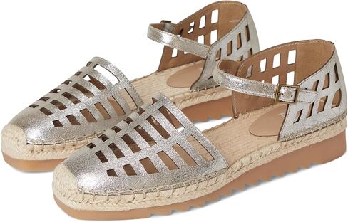 Women's Bijou Mary Jane Flat, Platinum, 9 in Saudi Arabia