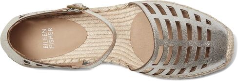 Women's Bijou Mary Jane Flat, Platinum, 9 in Saudi Arabia