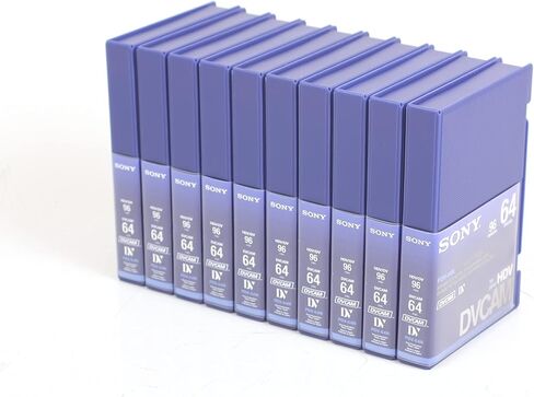 PDV-64N DVCAM 64 Minute Tape (10 Pack) Fast N Free in Saudi Arabia