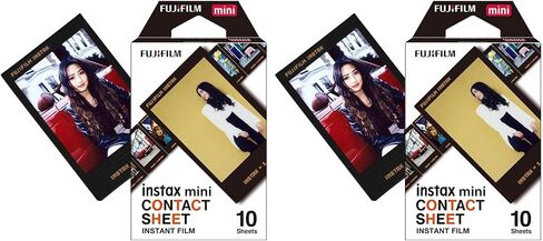 Fujifilm Instax Mini Contact Sheet Film - 10 Exposures (Pack of 2) in Saudi Arabia