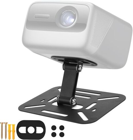 Mini Ceiling Wall Projector Mount Stand Compatible with QKK, DR.J, DBPOWER, Anker, VANKYO, AAXA, Jinhoo, PVO, TMY, AuKing and Most Other Mini Projector (175mm, Silver) in Kuwait