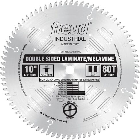 Freud LU97M010: 10 "× 80T مزدوج الوجه/شفرة الميلامين in Saudi Arabia