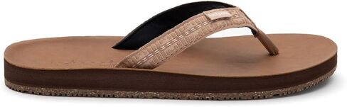 Feelgoodz Women's Zensole Slim Kinderz Water-resistant Vegan Leather/Natural Rubber Flip Flops in Saudi Arabia