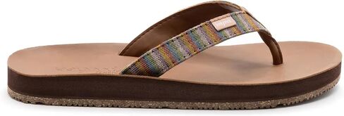 Feelgoodz Women's Zensole Slim Kinderz Water-resistant Vegan Leather/Natural Rubber Flip Flops in Saudi Arabia