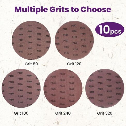 6" Ceramic Mesh Sanding Discs 30x 80-600 Grit Hook&Loop Anti-Clog Sandpaper | Premium ceramic abrasive delivers fast cutting & extended service life. prevents clogging in Saudi Arabia