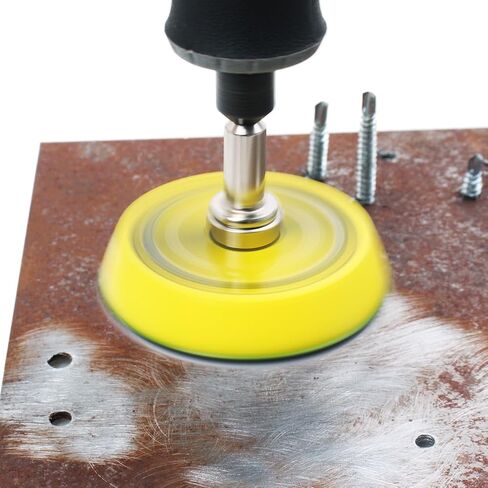 100PCS 2-Inch Sanding Discs Kit with Polishing Pads & Backing Plate – 40 to 400 Grit Sandpaper Set for Drill, Grinder & Rotary Tools in Saudi Arabia