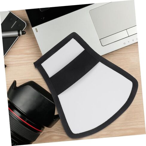 NUOBESTY Universal Flash Diffuser Softbox for Photography Silver/White Reflector Compatible Speedlight Models for Studio and Outdoor Shooting in Saudi Arabia