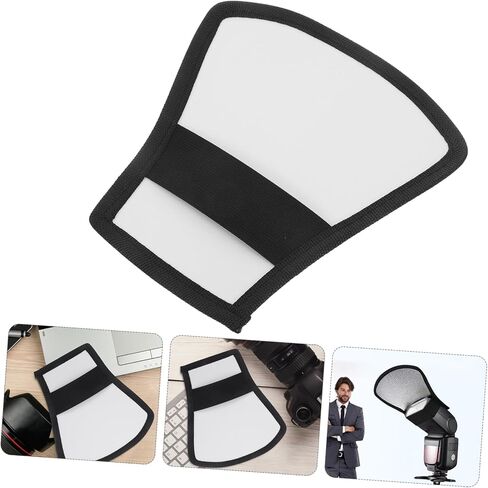 NUOBESTY Universal Flash Diffuser Softbox for Photography Silver/White Reflector Compatible Speedlight Models for Studio and Outdoor Shooting in Saudi Arabia