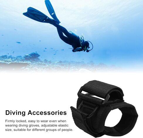 EVGATSAUTO Universal Dive Light Wrist Strap, Flashlight Wrist Adjustable Hand and Arm Mount, Diving Flashlight Wrist Holder with Soft Neoprene for Diving Equipment in Saudi Arabia