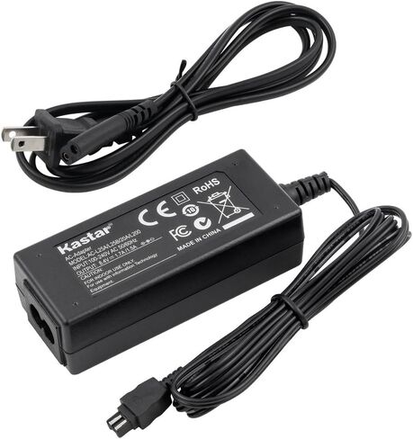 Kastar Pro AC Power Adapter AC-L200 ، AC-L200C ، AC-L25 ، AC-L25A ، AC-L25B ، AC-L25C لـ Sony HandyCam HDR-CX550 HDR-CX550V HDR-XR550 HDR-XR550V DCR-PC350 وما إلى ذلك (انظر الوصف) in Saudi Arabia