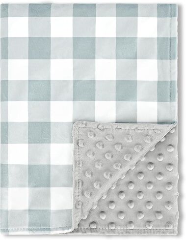 Baby Blankets for Girls, Toddler Newborn Blanket Double Layer with Dotted Backing Crib Receiving Blanket for Toddler Nursery Bed Blanket, Pink Bow, 30x40 Inches in Kuwait