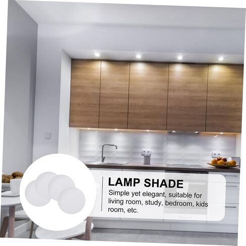 4pcs Anti-Dazzling Lamp Shade Diffuser for Ceiling Spotlight Replacement Light Cover Accessories Fluorescent Light Diffuser for Home and Office in Saudi Arabia