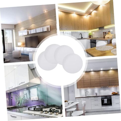 4pcs Anti-Dazzling Lamp Shade Diffuser for Ceiling Spotlight Replacement Light Cover Accessories Fluorescent Light Diffuser for Home and Office in Saudi Arabia
