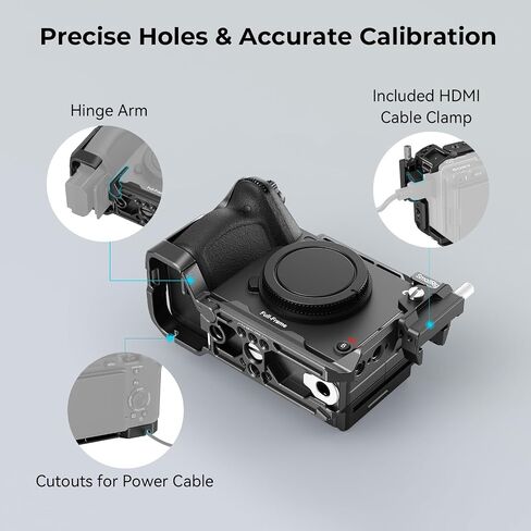 SmallRig Cage for Sony FX30 FX3 with Cable Clamp + Universal Mount Plate for AirTag, for SmartTag2 in Saudi Arabia