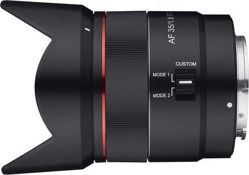 Rokinon 35mm F1.8 Auto Focus Compact Full Frame Wide Lens for Sony E Mount ، Black ، IO3518-E (متجدد) in Saudi Arabia