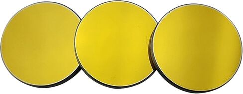1pc Co2 Laser Si Reflective Mirrors for Laser Gold-Plated Silicon Reflector Lenses Dia. 20 25 30mm(30mm) in Saudi Arabia