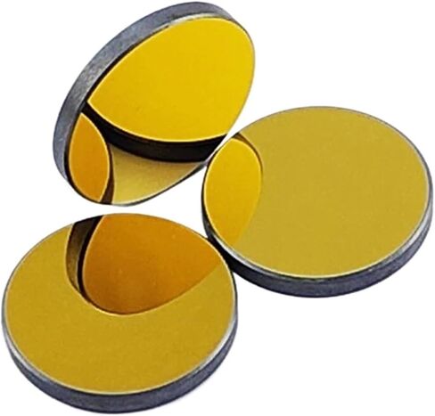 1pc Co2 Laser Si Reflective Mirrors for Laser Gold-Plated Silicon Reflector Lenses Dia. 20 25 30mm(30mm) in Saudi Arabia