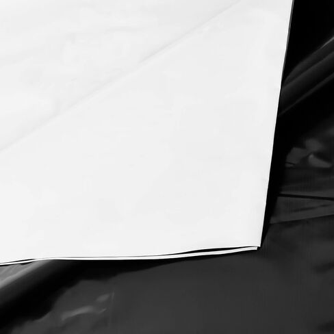 Hydro Crunch Black and White Panda Film 10 'x 50' 5.5 Mil Poly Film in Saudi Arabia