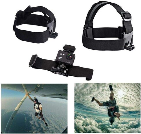 Navitech 18-in-1 Action Camera Accessories Combo Kit with EVA Case Compatible with Kodak Pixpro SP1| Kodak Pixpro SP1TnB | Kodak PixPro SP360 | Kodak SP360 4K in Saudi Arabia