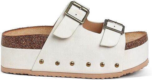 Impala Studded Faux Leather Slip Ons in Kuwait